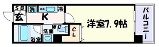 元町駅 徒歩5分 13階の物件間取画像